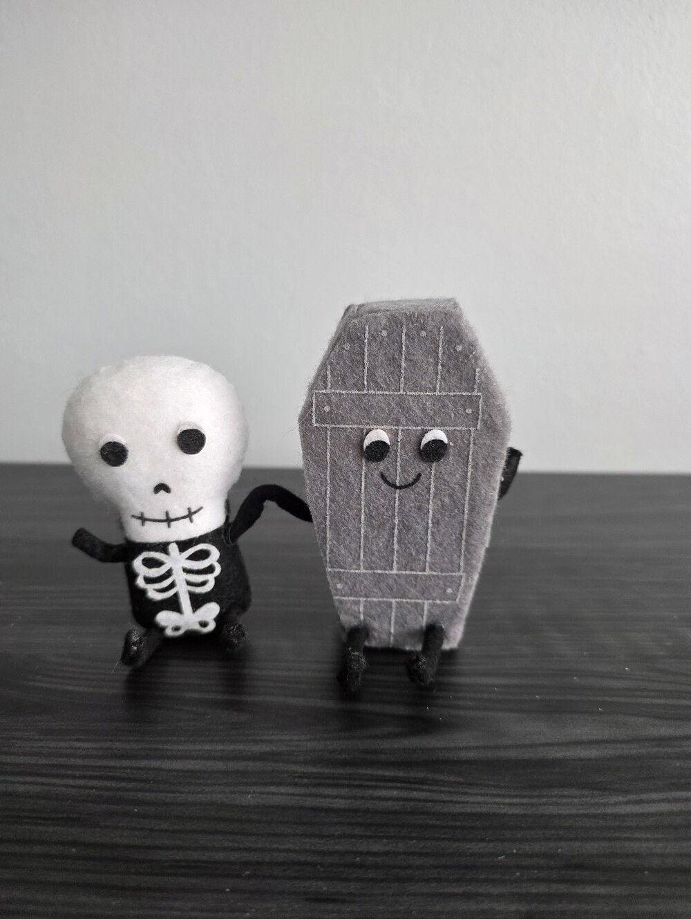 Halloween Skeleton and Coffin Decor
